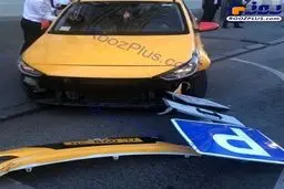 نخستین تصاویر از برخورد تاکسی با عابران پیاده در مسکو