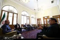 حواشی جالب دیدار نوروزی لاریجانی/تصاویر