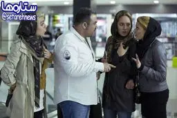 جديدترين تصوير منتشر شده از فيلم سينمايى توقيف شده "ارادتمند نازنين، بهاره، تينا"