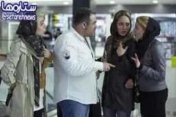 جديدترين تصوير منتشر شده از فيلم سينمايى توقيف شده "ارادتمند نازنين، بهاره، تينا"