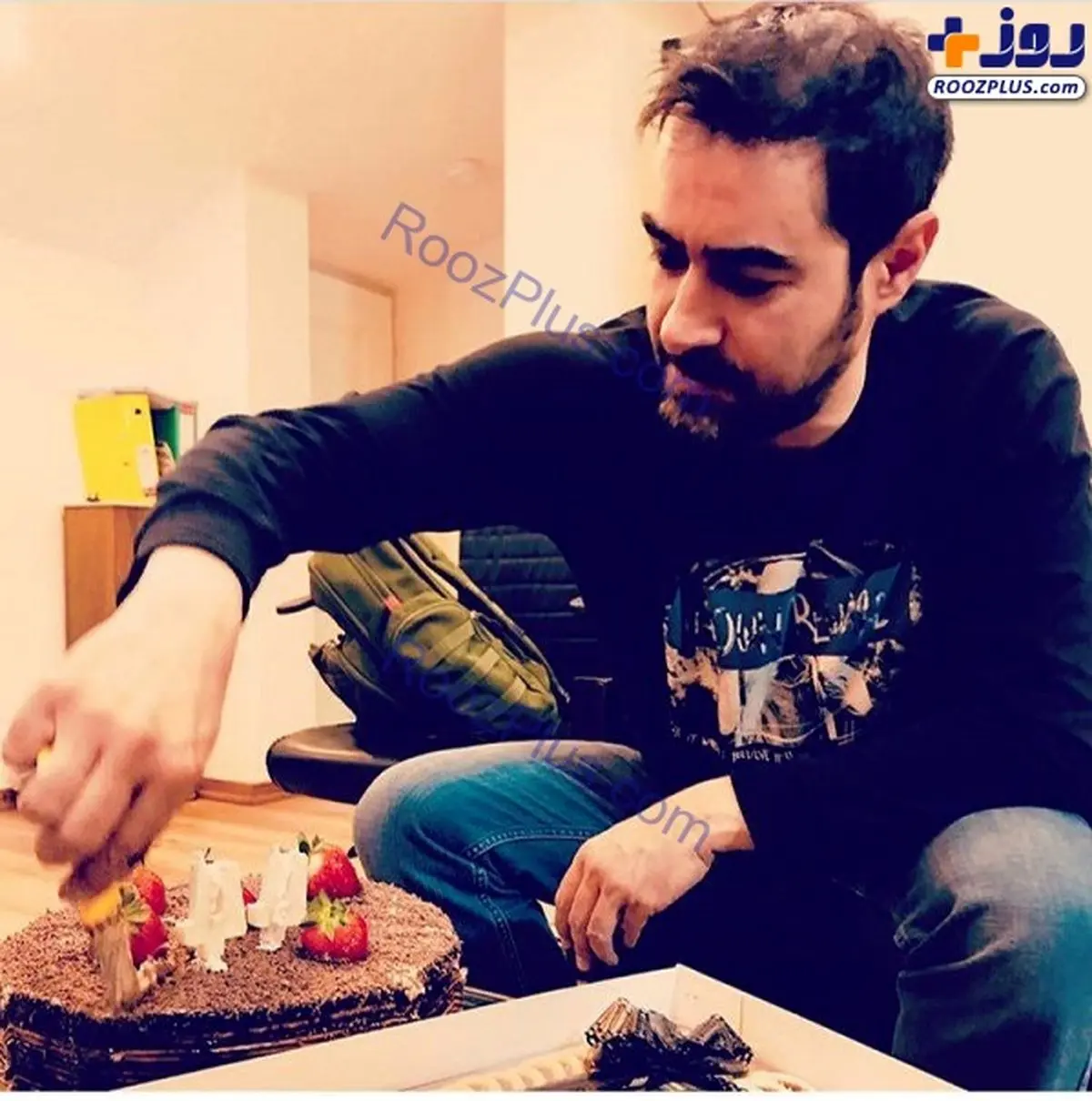 تصویری از جشن تولد 44 سالگی شهاب حسینی