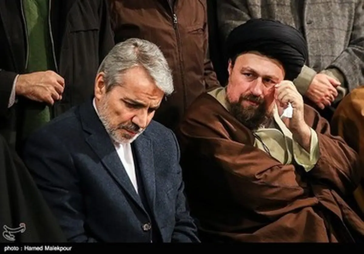 چهره هایی که در مراسم وداع با آیت الله هاشمی شرکت کردند/تصاویر