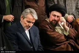 چهره هایی که در مراسم وداع با آیت الله هاشمی شرکت کردند/تصاویر