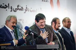 خوش و بش عباس جدیدی و مجری مشهور تلویزیون/عکس