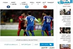 تصویری از درگیری یک پرسپولیسی در روزنامه قطری
