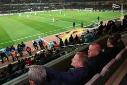 عکس / رجب طیب اردوغان در حال تماشای یک بازی فوتبال در استادیوم