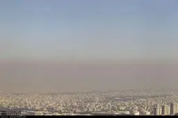 تصویری از آلودگی هوا در اصفهان