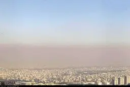تصویری از آلودگی هوا در اصفهان