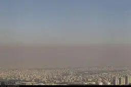 تصویری از آلودگی هوا در اصفهان