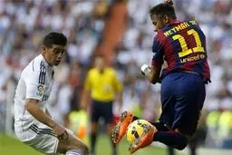 دریبل خوردن پدیده جام‌جهانی مقابل نیمار+عکس