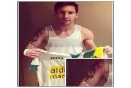 رونمایی از سومین خالکوبی لیونل مسی + عکس