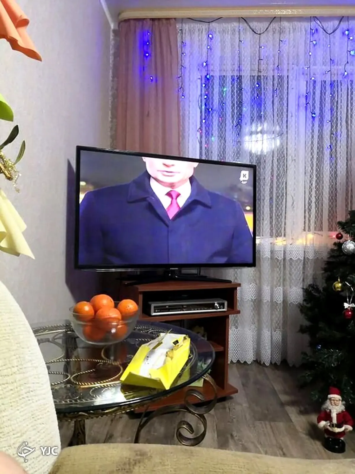 گاف عجیب تلویزیون روسیه هنگام سخنرانی پوتین!