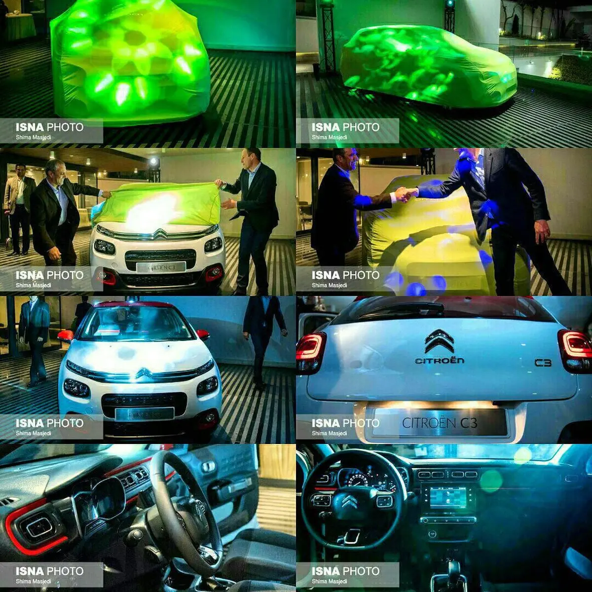 مراسم رونمایی از اولین محصول سایپا-سیتروئن در ایران/عکس