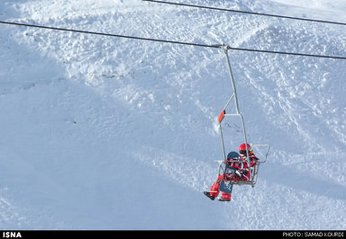 حواشی افتتاح پیست اسکی دیزین/تصاویر
