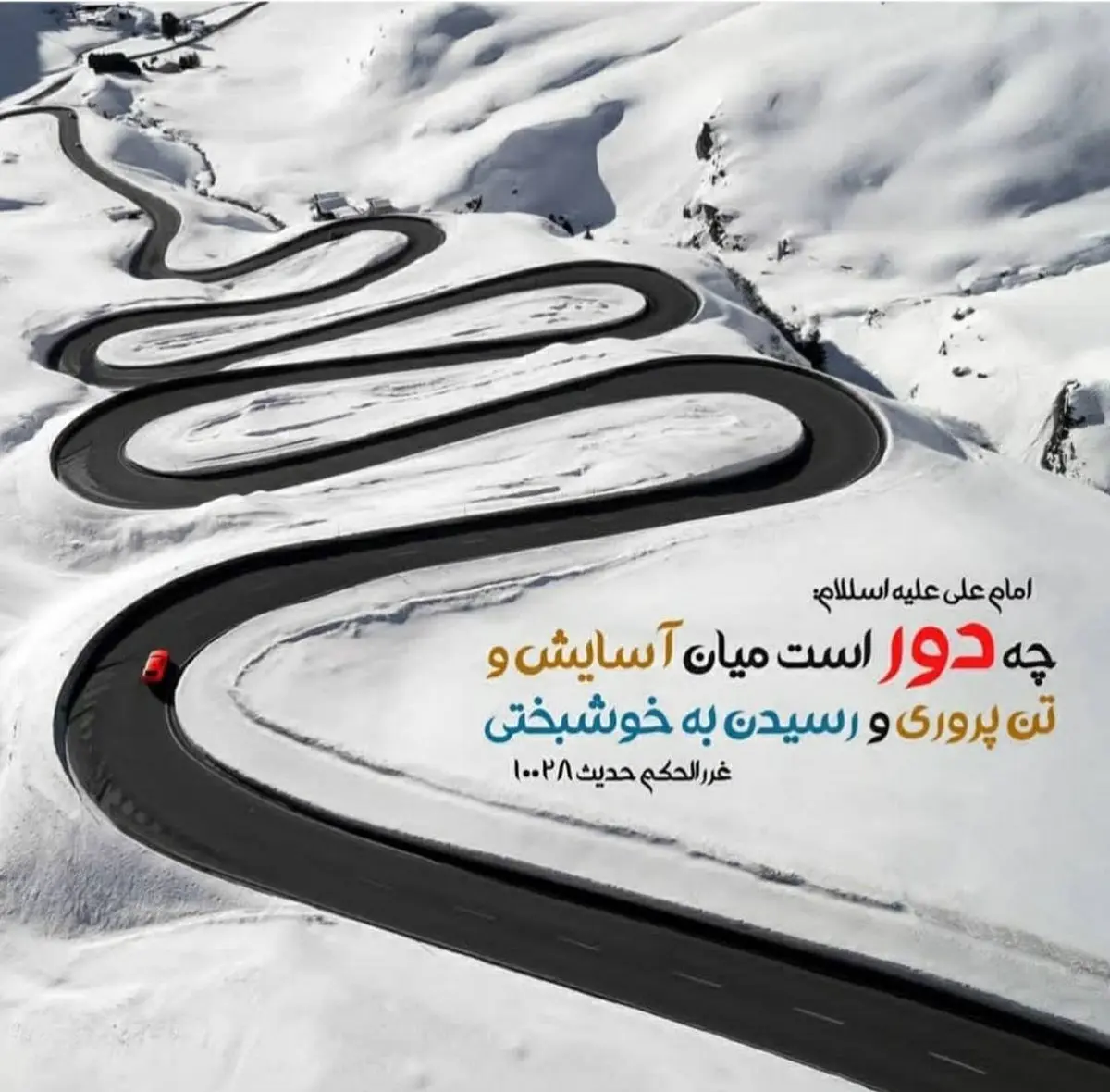 حدیث زیبا امام علی (ع) درمورد رسیدن به خوشبختی