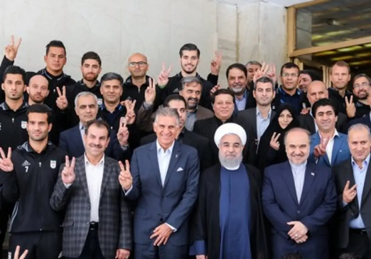 روحانی: صعود به مرحله حذفی جام جهانی شدنی است/اعضای تیم ملی سفیران قدرت نرم ایران هستند