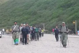 کوهنوردی ‌فرمانده کل ارتش ایران + تصاویر