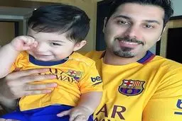 عکس قدیمی از احسان خواجه امیری