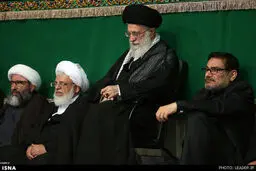 حواشی  مراسم عزاداری امام حسین (ع) با حضور مقام معظم رهبری/تصاویر