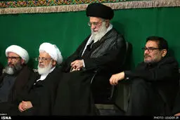 حواشی  مراسم عزاداری امام حسین (ع) با حضور مقام معظم رهبری/تصاویر