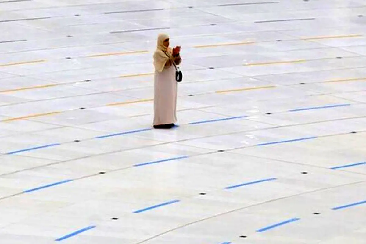 فاصله گذاري دقيق براي حاجيان در مراسم حج امسال + عكس