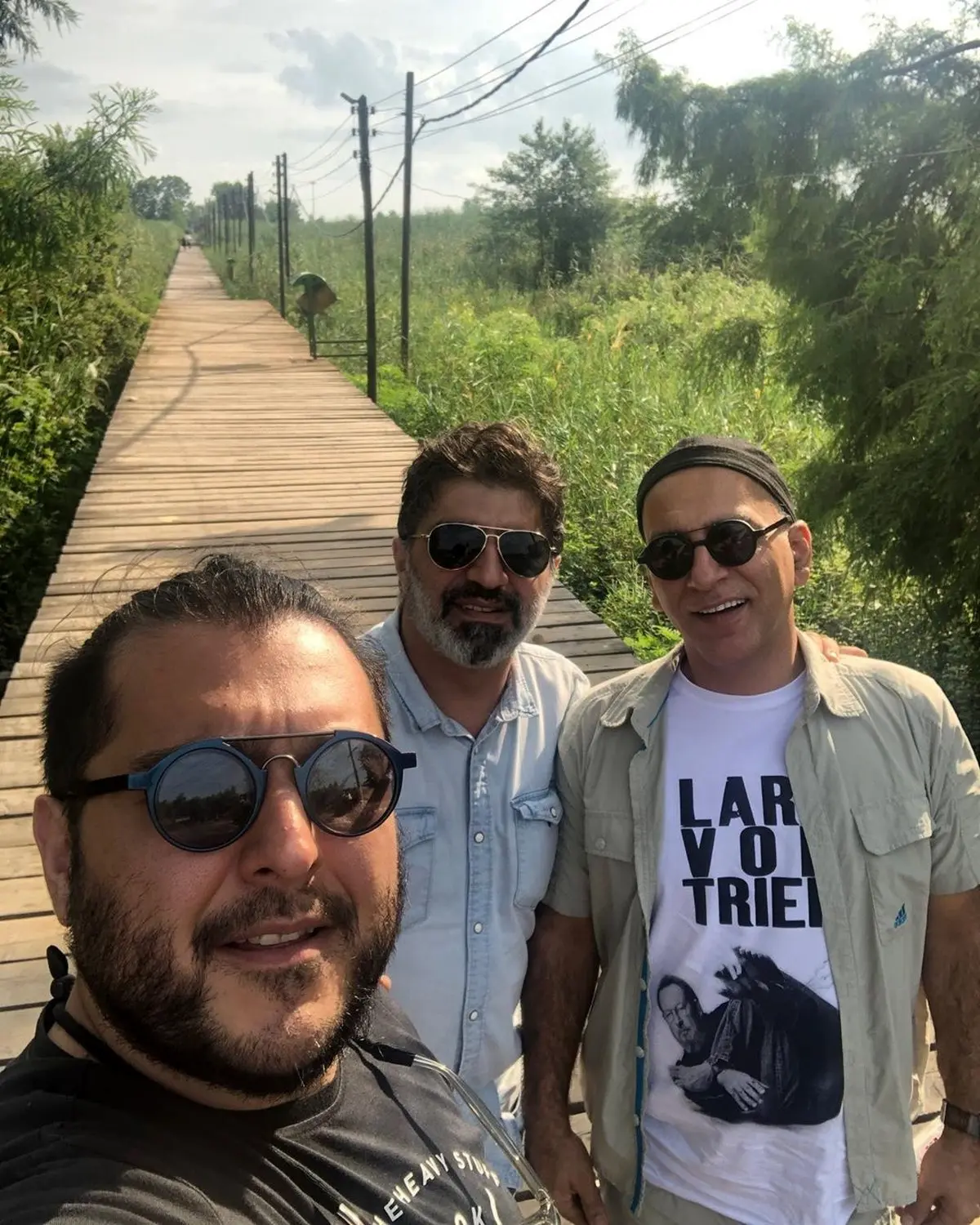 حمیدرضا آذرنگ با تیپ خاص در کیاشهر  گیلان