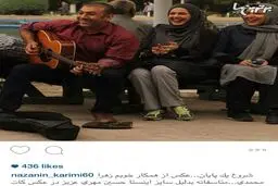 لیلا اوتادی، نازنین کریمی و علی انصاریان در نمایی مربوط از یک فیلم سینمایی/عکس