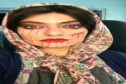 گریم جالب و عجیب مهناز افشار/عکس