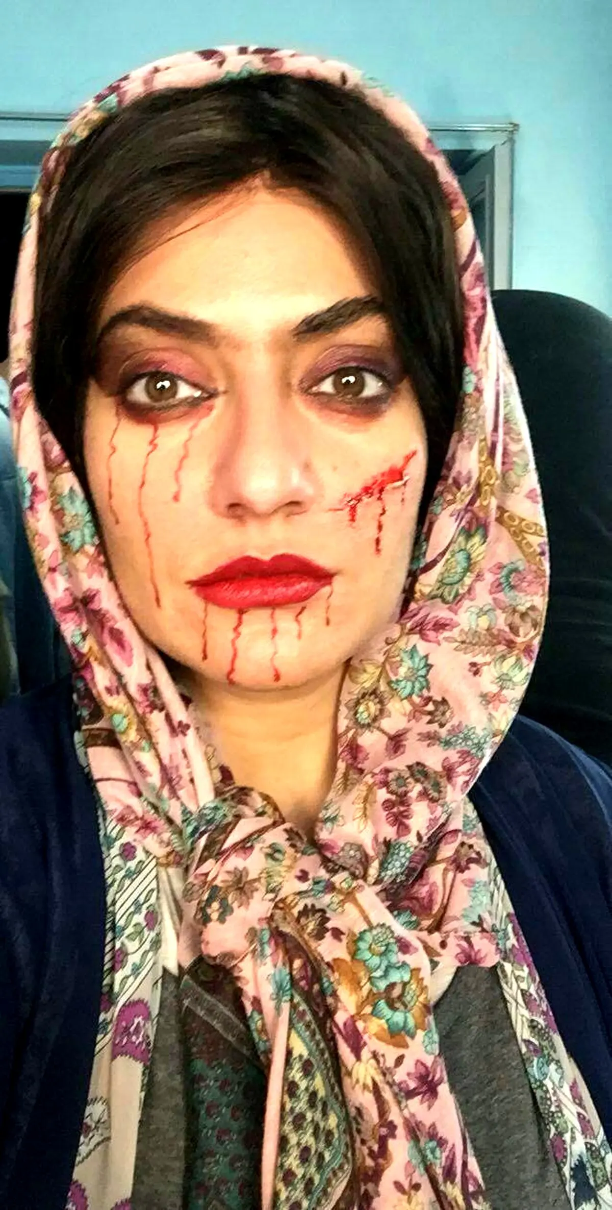 گریم جالب و عجیب مهناز افشار/عکس