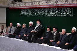 مراسم عزاداری اربعین حسینی با حضور هیئت‌های دانشجویی در حسینیه امام خمینی