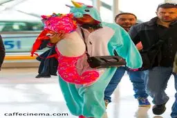 لباس عجیب و خنده دار بازیگر زن هالیوودی + عکس