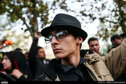 بدل پاشایی در مراسم تشییع/ عکس