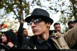 بدل پاشایی در مراسم تشییع/ عکس