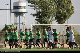 تصاویری از تمرین تیم ملی فوتبال