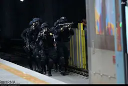 رزمایش رهایی گروگان در مشهد/ تصاویر