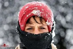 تصاویر دیدنی از بارش برف در افغانستان