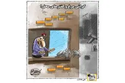 گرانی مرغ و کفترهای محل! / کاریکاتور