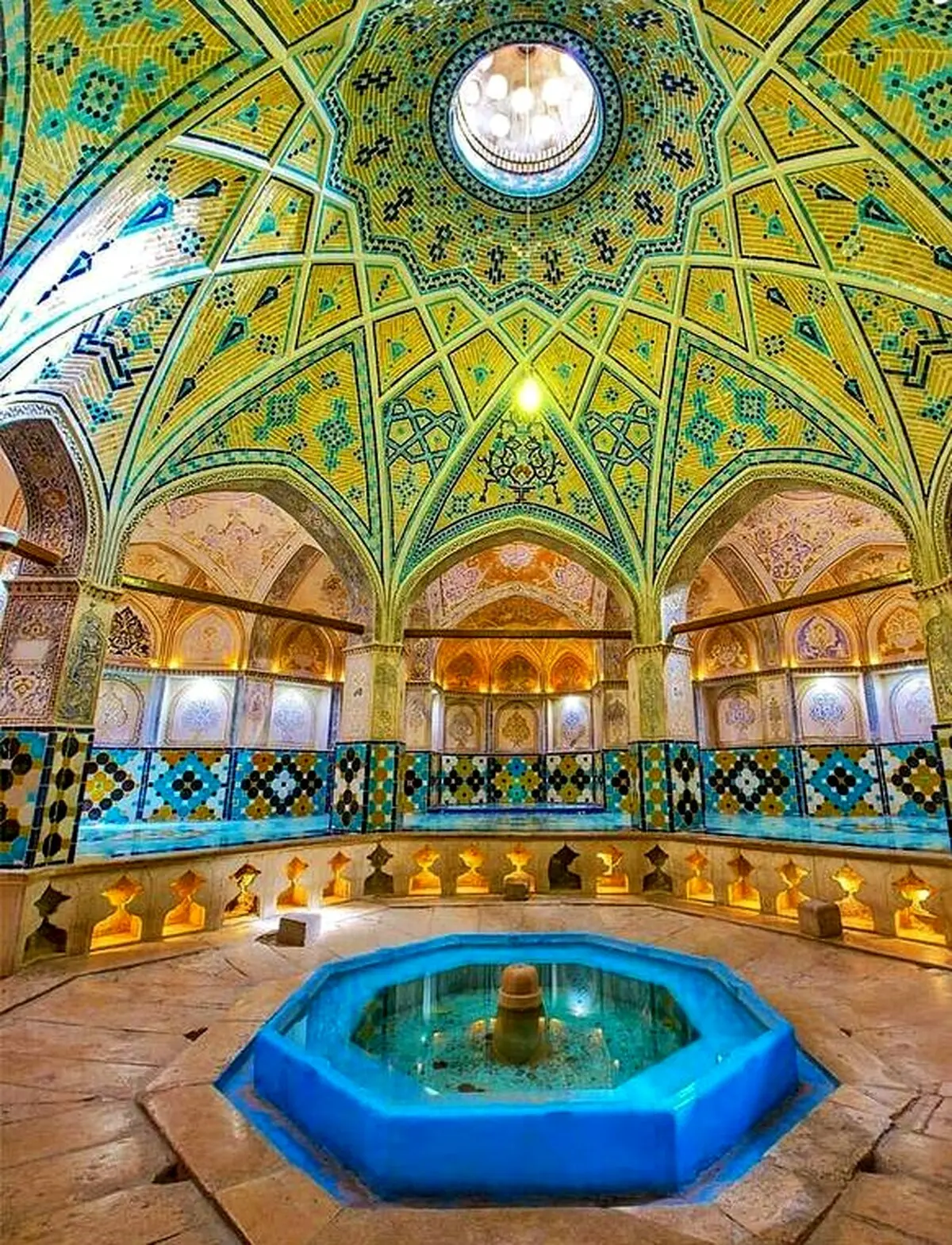 حمامی دیدنی در کاشان / عکس