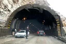 عکس/ ریزش تونل در آزادراه تهران-شمال