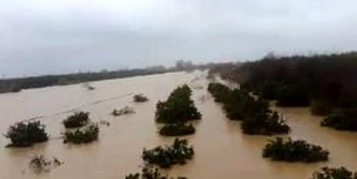 روستای حسن‌آباد میاندورود زیر آب رفت/ روستا در حال تخلیه شدن است