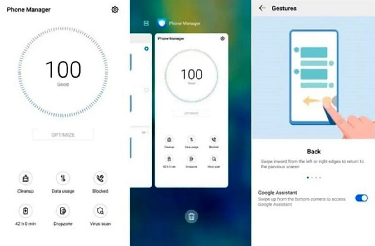 ویژگی جدید استفاده از ژست‌های حرکتی در نسخه جدید رابط کاربری هواوی EMUI 9.0