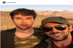 امین حیایی و پسرش در نمایی متفاوت!/عکس