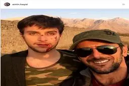 امین حیایی و پسرش در نمایی متفاوت!/عکس