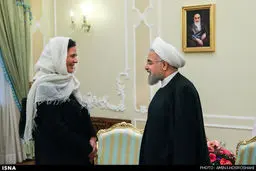 دیدار رییس مجلس سنای بلژیک با رئیس جمهور/ تصاویر