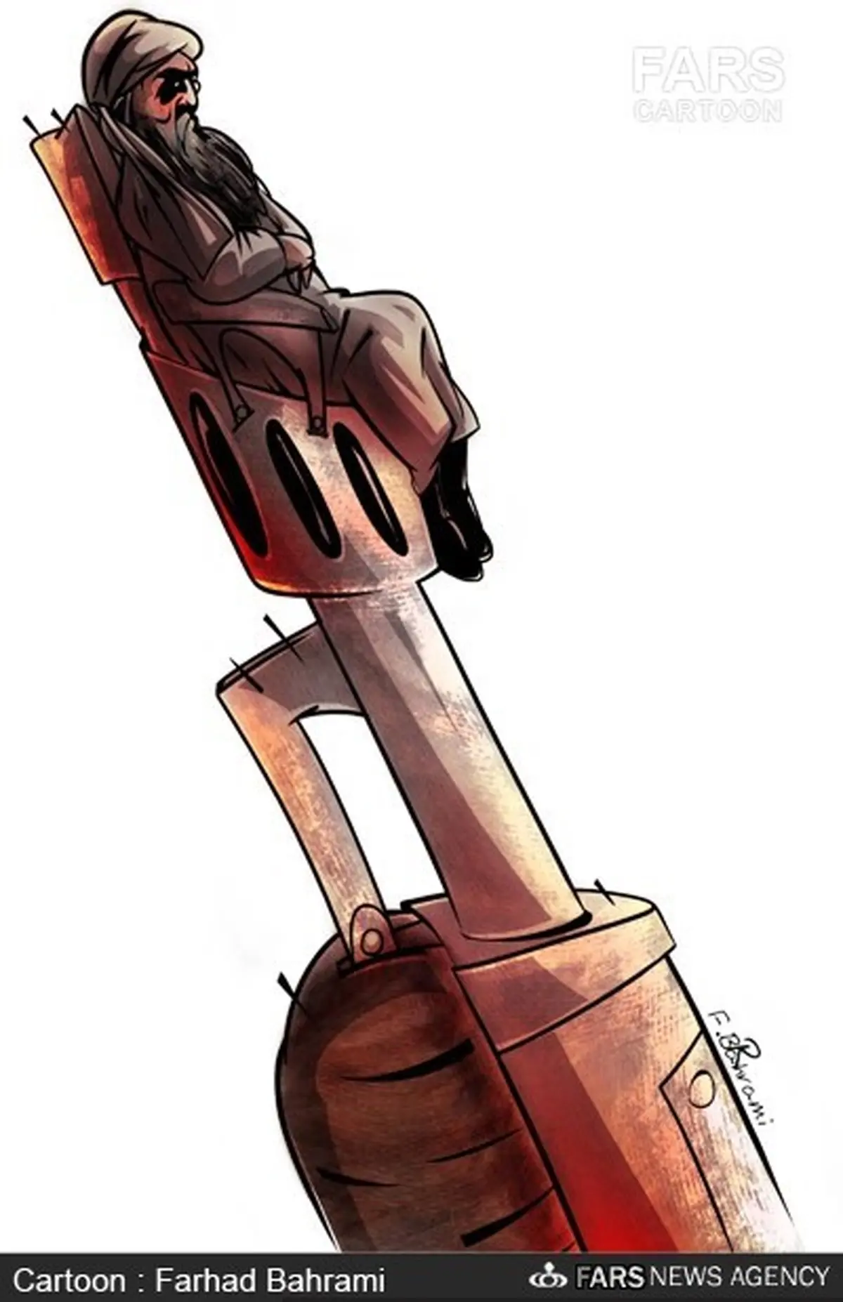 صندلی خلافت داعش/کاریکاتور