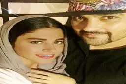 سلفی جدید مهدی سلوکی و همسرش دلارام