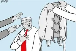 لباس جدید آقای ترامپ!