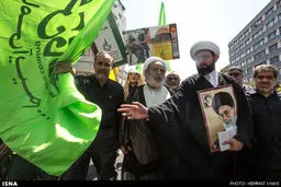 حضور شخصیت ها در راهپیمایی روز قدس/تصاویر