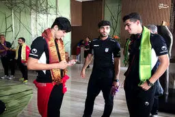 حواشی ورود تیم ملی فوتبال ایران به هند/تصاویر