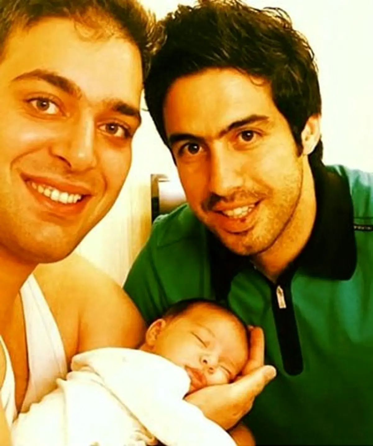 خسرو حیدری و دخترش/عکس